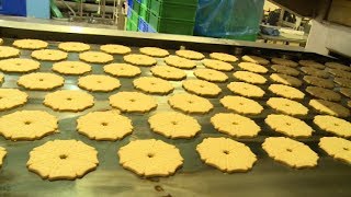 Making shortbread at Burtons Biscuit Factory on Live At Five [upl. by Tressa72]