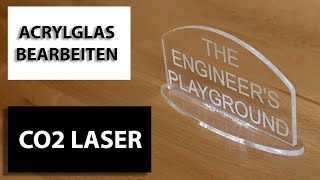 Acrylglas Lasergravieren  Laserschneiden [upl. by Notsob]