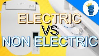 Electric Bidet Toilet Seats vs Non Electric Bidets  BidetKingcom [upl. by Assetal449]