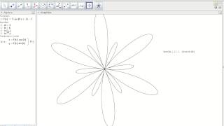 Polar Graphing with Geogebra using the quotGraph as Polarquot Tool [upl. by Godric]