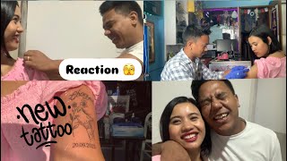 Pre Birthday Gift for Chogyal Chambu❤️🥰 Maya ko reaction on my new tattoo🫣  noorsangvlog6705 [upl. by Anah]