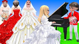 Scary Teacher 3D vs Squid Game Man Wear Dressing Wedding Style Beautiful or Erro 5 Times Challenge [upl. by Fowler900]