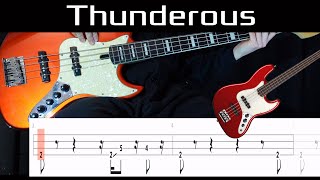 Thunderous 소리꾼 Stray Kids  BASS ONLY Bass Cover WITH TABS [upl. by Shapiro]