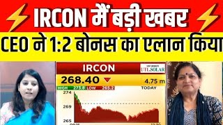 ircon international share latest news  ircon share target  ircon share analysis  irfc stock rvnl [upl. by Tilla]