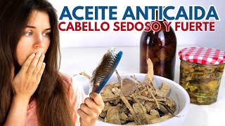 aceite anticaida de cabello natural de bardana CHUYITO JARDINERO [upl. by Azyl]