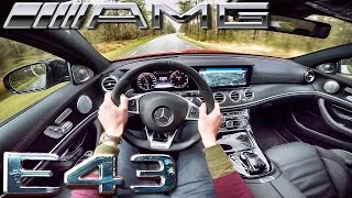 Mercedes AMG E43 401 HP 30 V6 BiTurbo POV Test Drive by AutoTopNL [upl. by Alberik925]