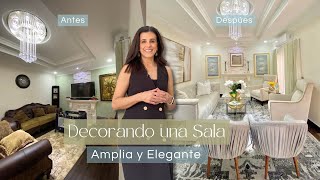 Ideas Para Decorar tu Sala con Chimenea Amplia y Sofisticada  Makeover [upl. by Kirrad]