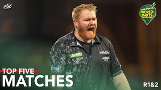 Top 5 Matches PreChristmas  202324 World Darts Championship [upl. by Ahsael]