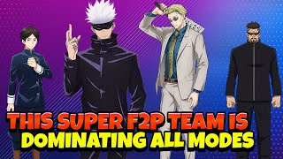 BUDGET F2P TEAM DESTROYING ALL MODES HOW THEY WORK Jujutsu Kaisen Phantom Parade [upl. by Koch574]