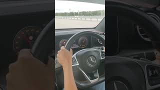 Mercedes E43 AMG Sport acceleration test automobile [upl. by Rahm]