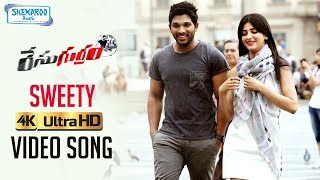 Race Gurram Video Songs 4K  Sweety Full Video Song  Allu Arjun  Shruti Haasan  Thaman S [upl. by Niven]