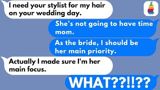 【Texts】Moms last minute drunken arrival at my alcohol free wedding escalated chaos [upl. by Harmonia240]