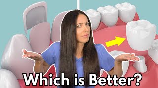 Dental Veneers vs Crowns  Which is Better amp Whats the Difference [upl. by Ydnir]