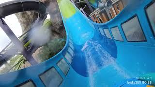 Krakatau The Best Aqua Coaster at Volcano Bay is AMAZING [upl. by Lenuahs949]