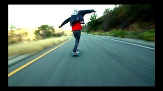 Longboarding downhill on highest speed Aidan Herrmann [upl. by Lyrrad691]