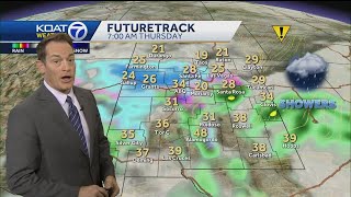 Winter storm with rain and snow takes aim for New Mexico [upl. by Ansilma362]