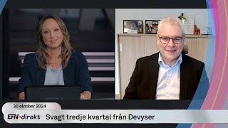 Devysers vd Fredrik Alpsten om tredje kvartalet [upl. by Price]