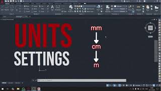 Autocad Ölçü Birimi Değiştirme  Units settings DWGUNİTS [upl. by Erena333]