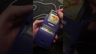 Game Boy Color Startup with Pokemon Gold gameboy shorts pokemon retro [upl. by Sewole291]