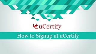 How to Sign up at uCertify [upl. by Anelis595]