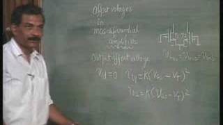 Lecture  34 MOSFET Differential Amplifiers [upl. by Rapp]