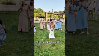 💐 Jste tým ☝🏼 házet nebo 👇🏼 neházet kytkou svatba svadba wedding [upl. by Gilleod]