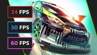 24FPS vs 30FPS vs 60FPS GAMING [upl. by Edasalof]