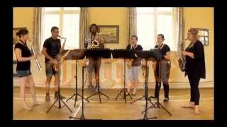 Toccata amp Fugue in D minor  saxophone sextet [upl. by Mauro]