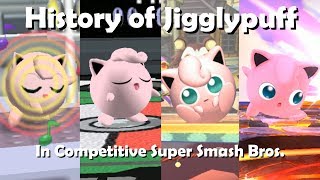 History of JIGGLYPUFF in Competitive Super Smash Bros 64 Melee Brawl Wii U ft CDK [upl. by Raval]