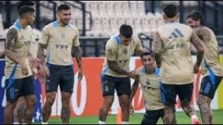 LOS 11 DE SCALONI PARA ARRANCAR LA COPA AMÉRICA El equipo con una duda ¿DI MARÍA TITULAR SÍ O NO [upl. by Heuser]