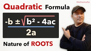 Derivation of Quadratic Formula amp Understand the nature of roots from discriminant  Quadratic Eqns [upl. by Efinnej]