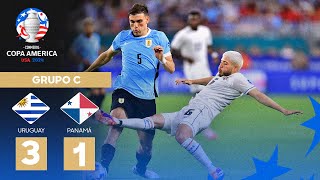 Copa América 2024  Uruguay 31 Panamá  Grupo C [upl. by Dnalel852]