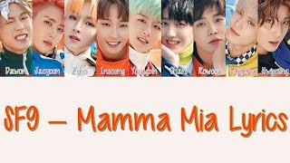 SF9 – Mamma Mia Hang Rom amp Eng Lyrics [upl. by Eusoj351]