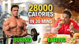 28000 Calories in 30 Minutes  Yatinder Singh [upl. by Xirtaeb]