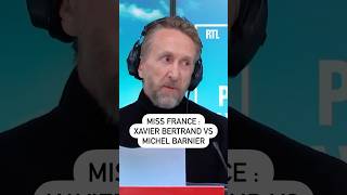 Election Miss France  Xavier Bertrand face à Michel Barnier 🤣 [upl. by Ortrud295]