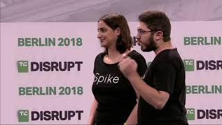 Spike Diabetes Assistant presents in the Startup Battlefield Finals at Disrupt Berlin [upl. by Atirahs]