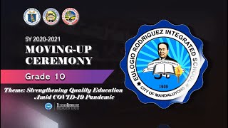 Eulogio Rodriguez Integrated School Moving Up Ceremony 20202021 [upl. by Plafker]