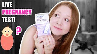 AM I PREGNANT LIVE PREGNANCY TEST RESULTS amp REACTION  IM 2 WEEKS LATE  TTC BABY 3 JOURNEY [upl. by Charissa]