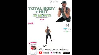 Total Body Con Salti  HIIT Esercizi Per Dimagrire e Tonificare Anteprima [upl. by Kelwin54]