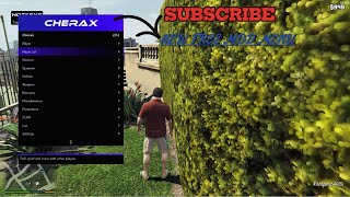 CHERAX BEST FREE GTA 5 ONLINE MODMENU [upl. by Yekcim337]