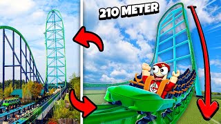 De HOOGSTE Achtbaan ooit Namaken 🎢   Roblox Themepark Tycoon 2 [upl. by Ojimmas]