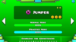 Geometry Dash  Jumper 100 Complete [upl. by Aileek]