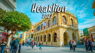 Heraklion Crete  an overview if you are planning to visit  Greece 4K [upl. by Hairym]