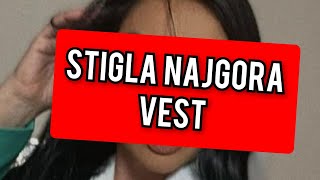 STIGLA NAJGORA VEST SVI U ŠOKU SAOPSRILI UPRAVO [upl. by Irat13]