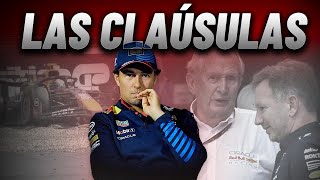 📝 DETALLES del CONTRATO de CHECO Pérez con RED BULL  la CLAÚSULA de RESCISIÓN a MITAD DE TEMPORADA [upl. by Anyah854]