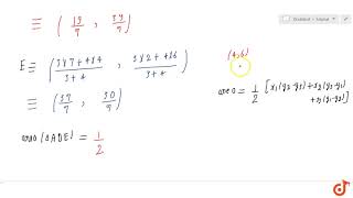 The vertices of a DeltaABC are A46 B15 and C72 A line is drawn to intersect sides A [upl. by Salokkin]