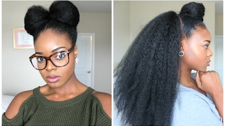 NATURAL HAIRSTYLES WITH BRAIDING HAIR  Ify Yvonne [upl. by Mitran]