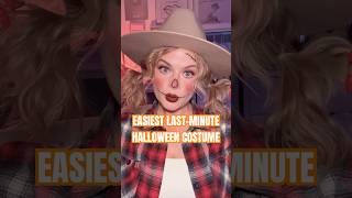 The EASIEST lastminute costume—SCARECROW easyhalloweencostume halloweenmakeup [upl. by Yras]