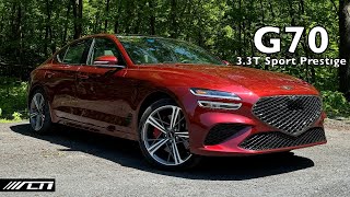 2024 Genesis G70 33T Sport Prestige First Look Review and Drive  The LAST Korean Sports Sedan [upl. by Jeavons]