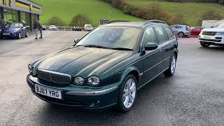 2007 JAGUAR XTYPE ESTATE 30 V6 for sale at Castle Motors [upl. by Dill814]